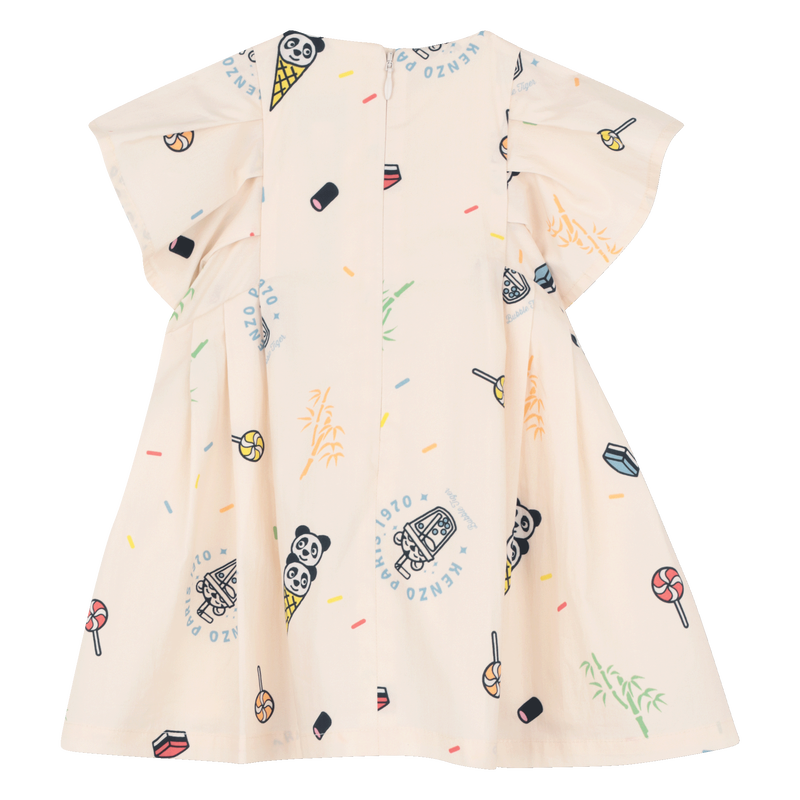 POPLIN JURK KENZO KIDS 
                        GIRL