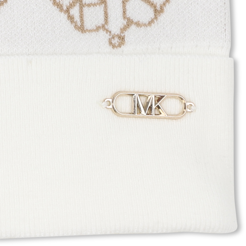 Gebreide muts met jacquard MICHAEL KORS 
                        GIRL