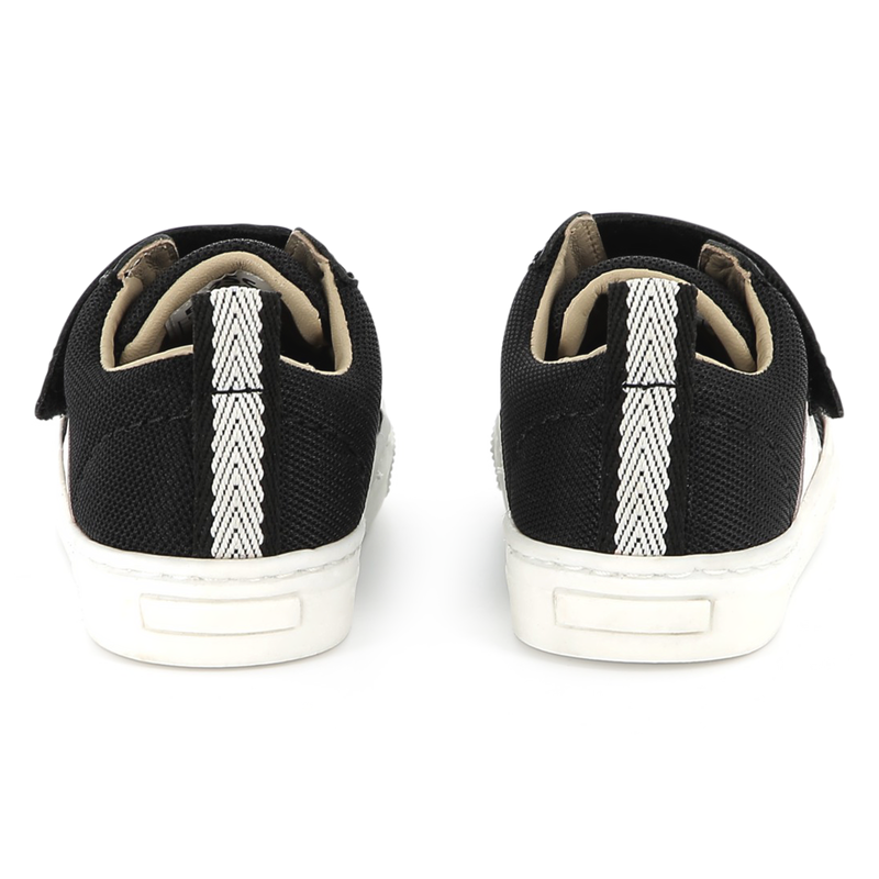 Leren sneakers met klittenband BOSS 
                        BOY