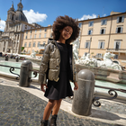 Jurk met korte mouwen MICHAEL KORS 
                    GIRL