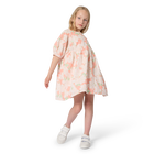 Jurk met ballonmouwen KENZO KIDS 
                    GIRL