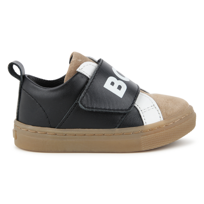 Leren sneakers met klittenband BOSS BOY