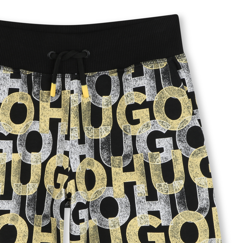 Fleece joggingbermuda HUGO 
                        BOY