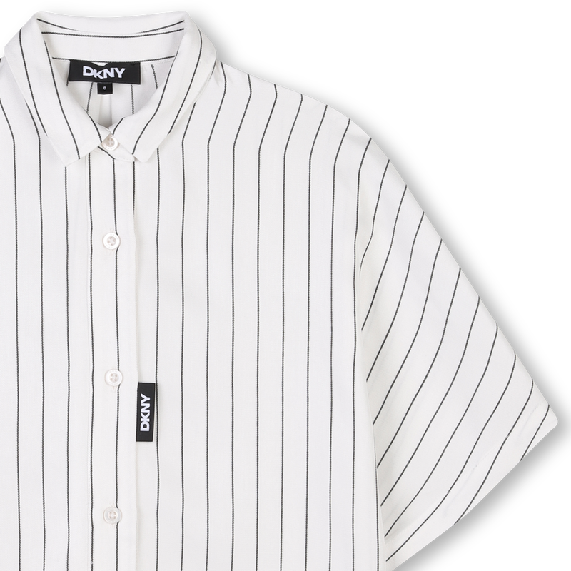 Lang overhemd met strepen DKNY 
                        GIRL