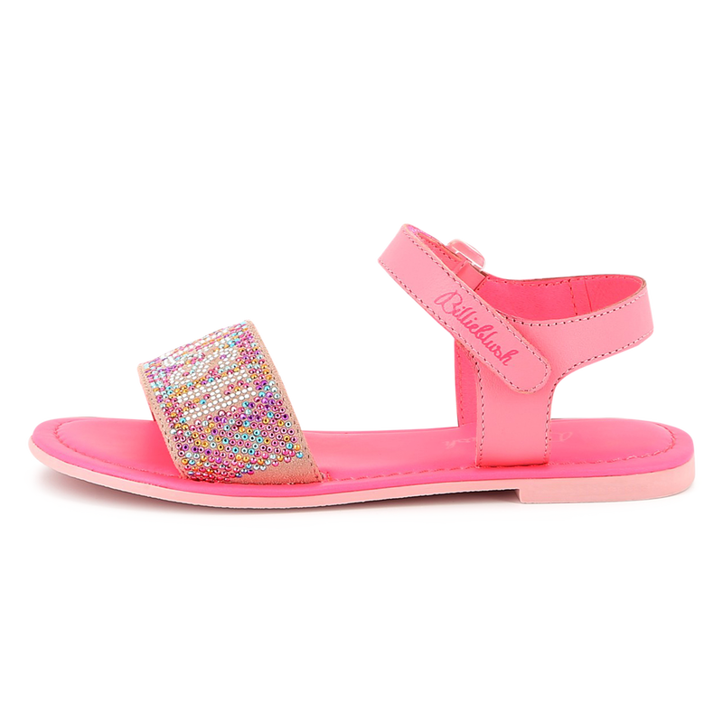 Leren sandalen met klittenband BILLIEBLUSH 
                        GIRL