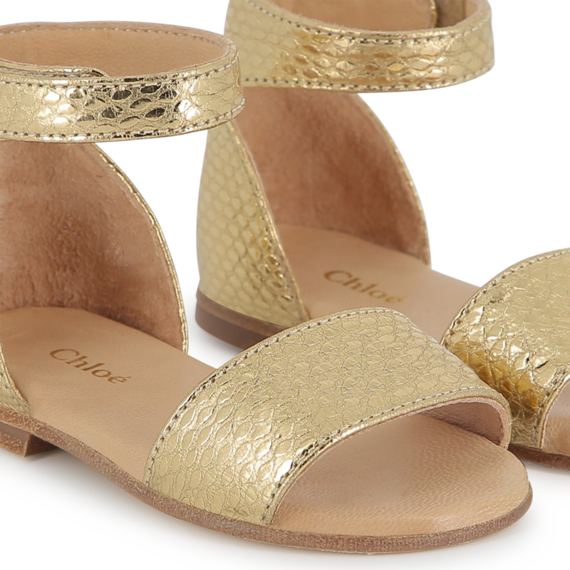 Sandalen met leren riempjes CHLOE 
                        GIRL