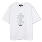 Katoenen T-shirt korte mouwen DKNY 
                    GIRL