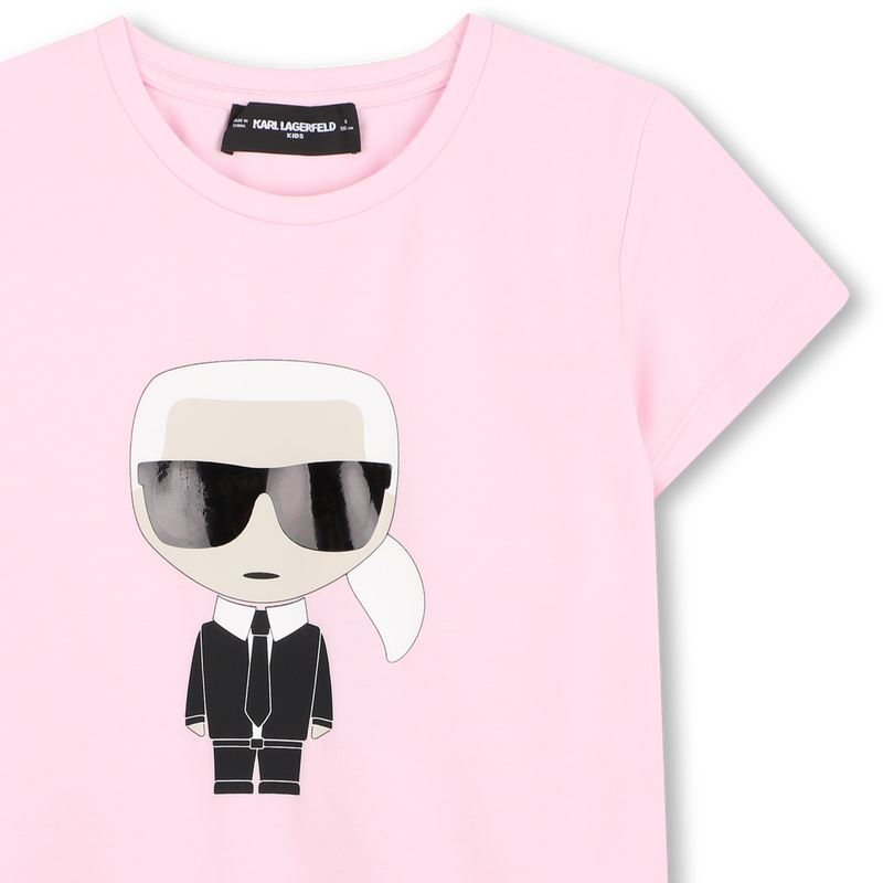 T-SHIRT ILLUSTRATIE CHOUPETTE KARL LAGERFELD KIDS 
                        GIRL