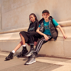 Lederen laarzen met rits DKNY 
                    GIRL