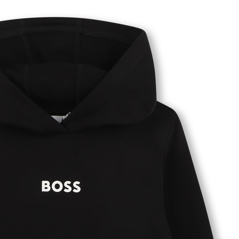 SWEATER MET KAP BOSS 
                        JONGEN