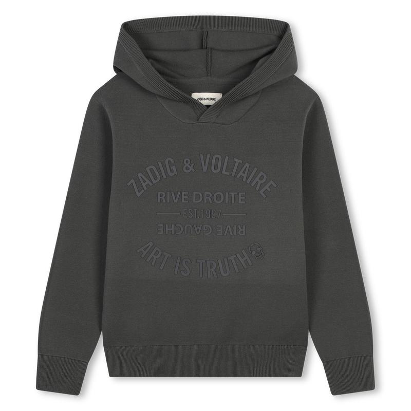 Trui van tricot met capuchon ZADIG VOLTAIRE 
                        BOY