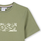 Katoenen T-shirt korte mouwen BOSS 
                    BOY