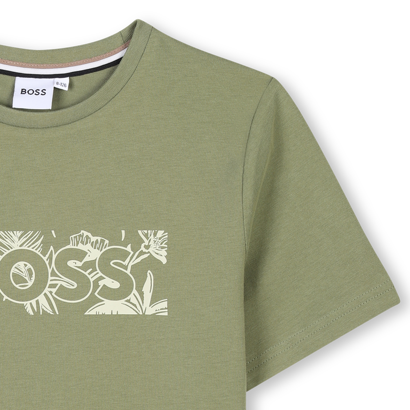 Katoenen T-shirt korte mouwen