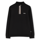 Staand sweatshirt met rits BOSS 
                    BOY