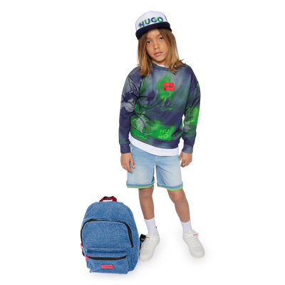 Pet met print HUGO BOY