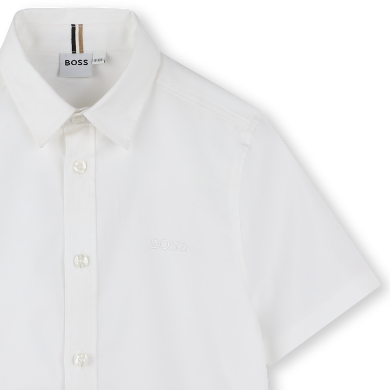 Effen katoenen overhemd BOSS 
                        BOY