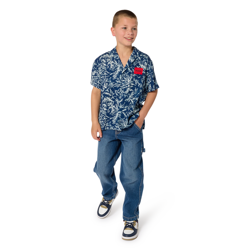 OVERHEMD MET KORTE MOUWEN HUGO 
                        BOY