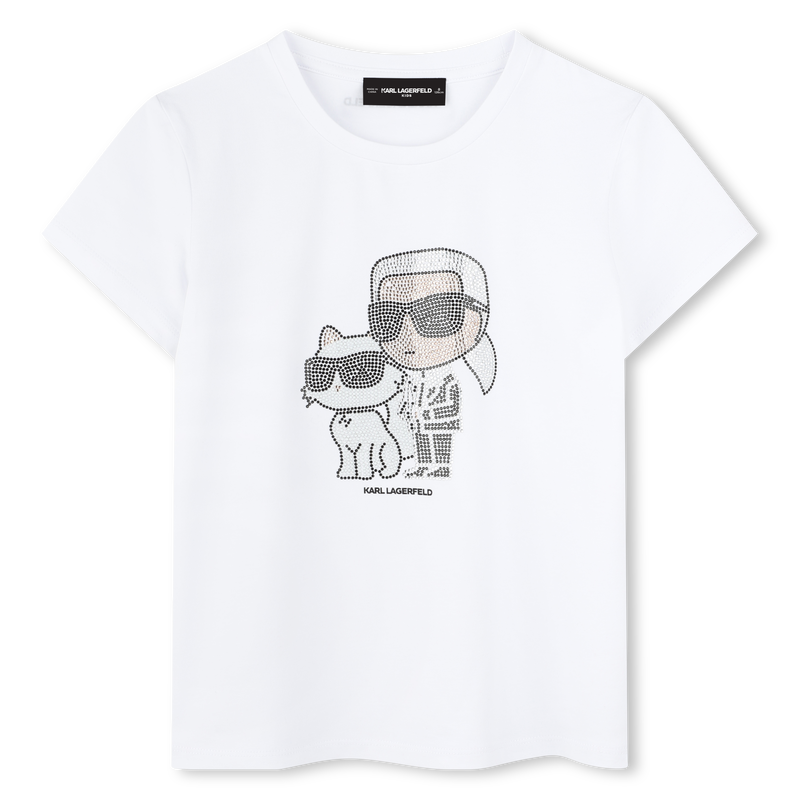 T-SHIRT KORTE MOUWEN KARL LAGERFELD KIDS 
                        GIRL