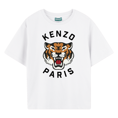 Katoenen T-shirt met print KENZO KIDS BOY