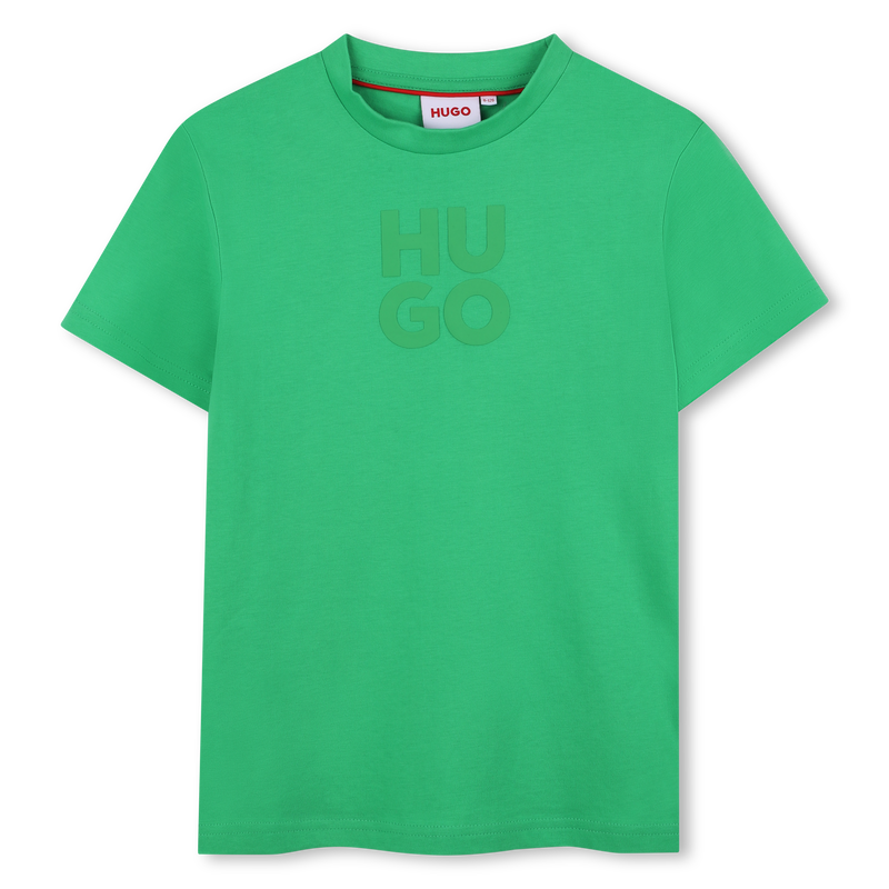 Katoenen T-shirt, korte mouwen HUGO 
                        BOY