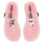 Sandalen met verstelbare bandjes KARL LAGERFELD KIDS 
                    GIRL