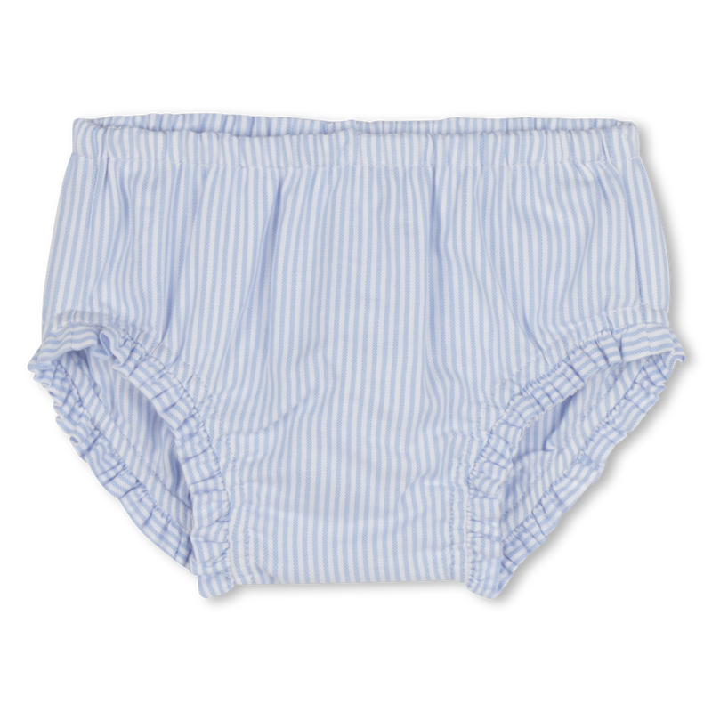 Gestreept jurkje en broekje KENZO KIDS 
                        GIRL