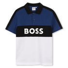 POLO MET KORTE MOUWEN BOSS 
                    JONGEN