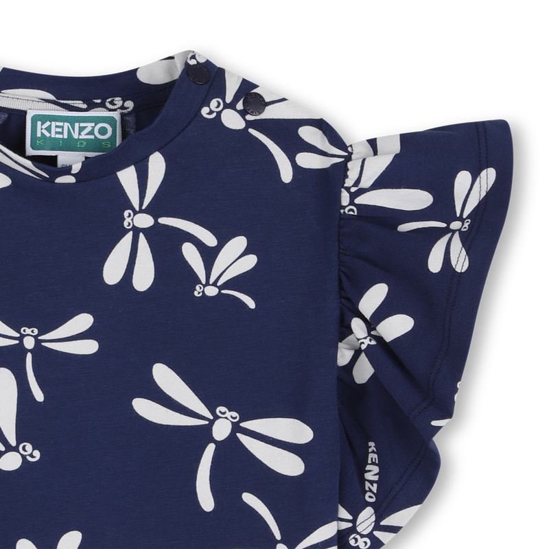 SET T-SHIRT EN KORTE BROEK KENZO KIDS 
                        GIRL