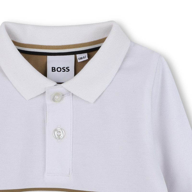 Poloshirt met lange mouwen BOSS 
                        BOY