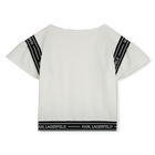 T-SHIRT KORTE MOUWEN KARL LAGERFELD KIDS 
                    GIRL
