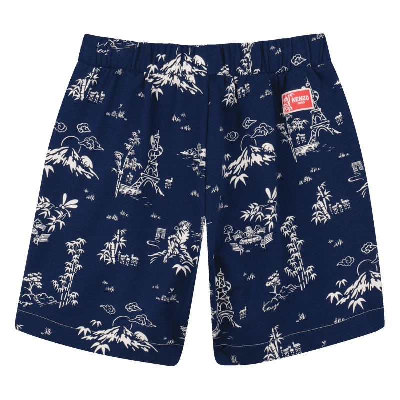 FLEECE BERMUDA SHORTS KENZO KIDS 
                        BOY