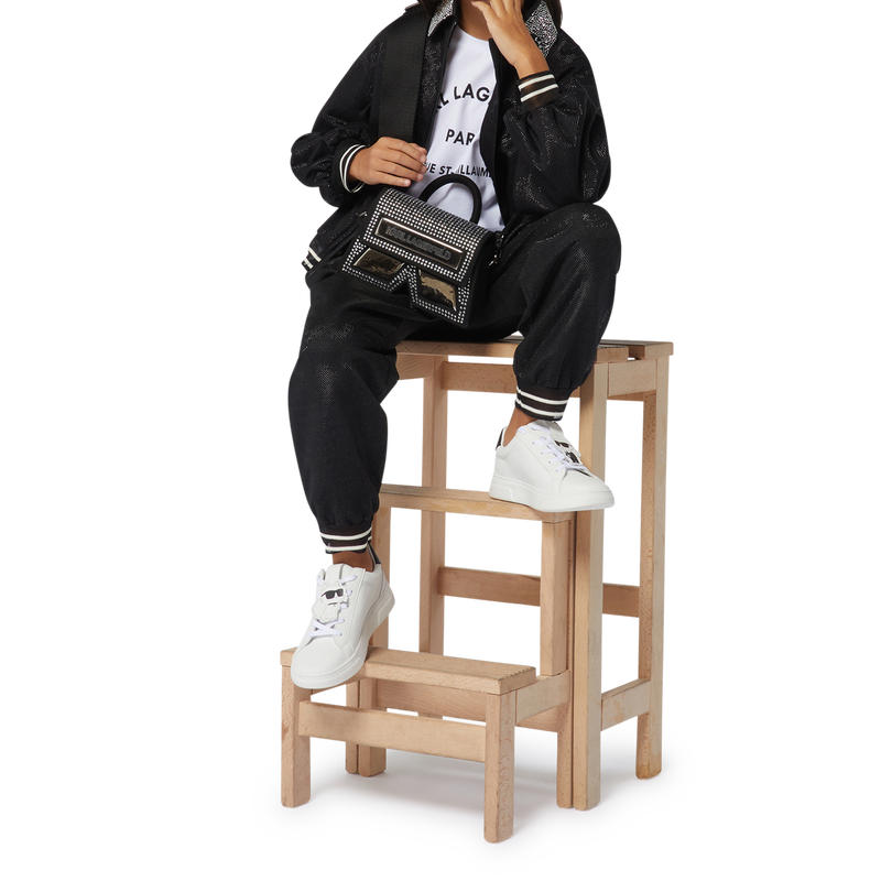 Sweatshirt met versierde kraag KARL LAGERFELD KIDS 
                        GIRL