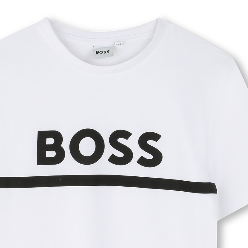 T-SHIRT MET KORTE MOUWEN BOSS 
                        BOY