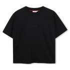 T-shirt met korte mouwen, ZWART, hi-res