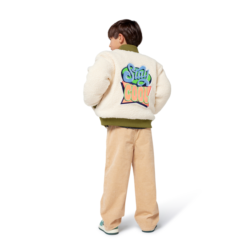 Jas van pluche stof BILLIEBLUSH 
                        BOY