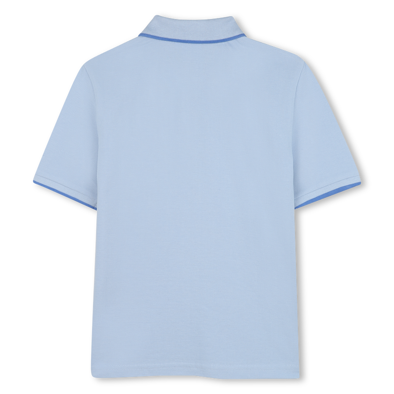 Effen polo van katoenpiqu&eacute; BOSS 
                        BOY