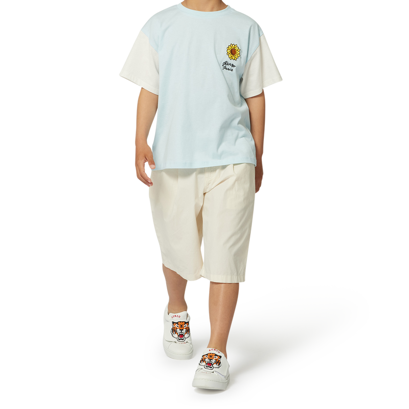 Effen katoenen bermuda KENZO KIDS 
                        BOY
