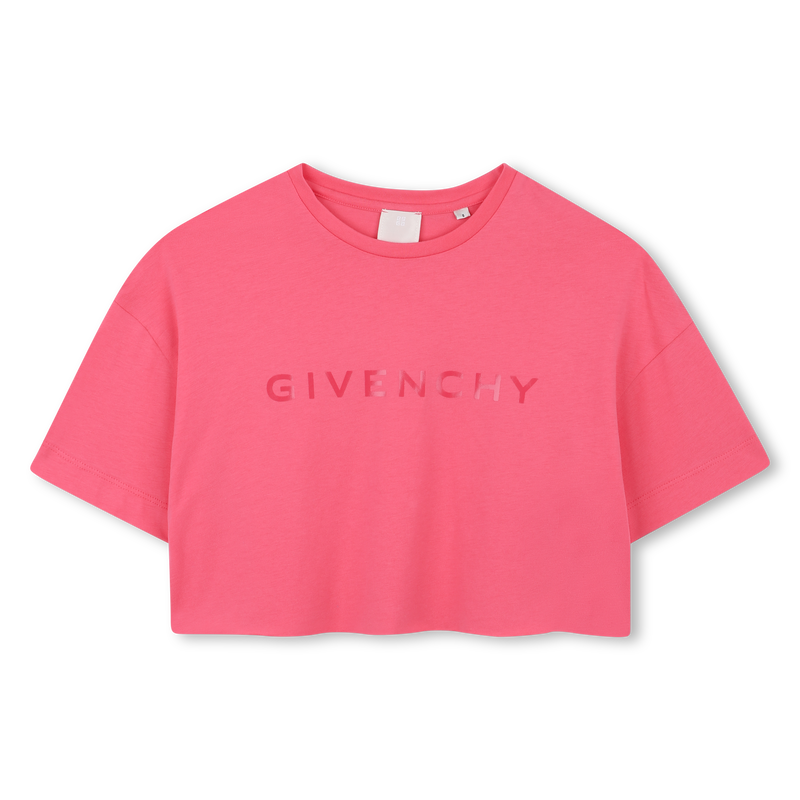 Kort T-shirt met prints GIVENCHY 
                        GIRL
