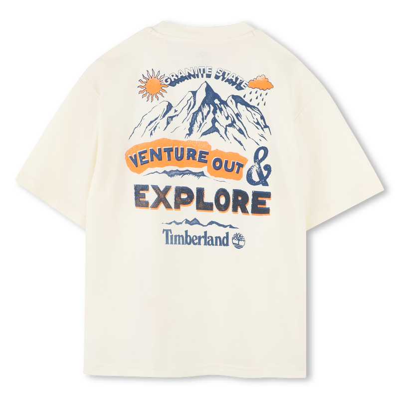 Wijd T-shirt met bergprint TIMBERLAND 
                        BOY