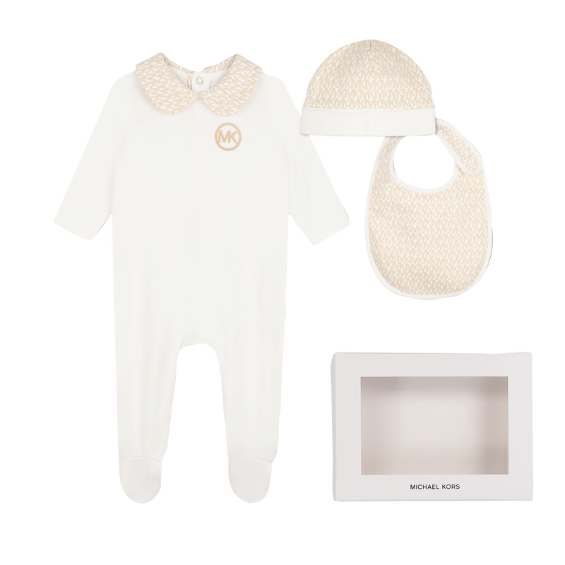 Pyjama set, muts en slabbetje MICHAEL KORS 
                        MEISJE