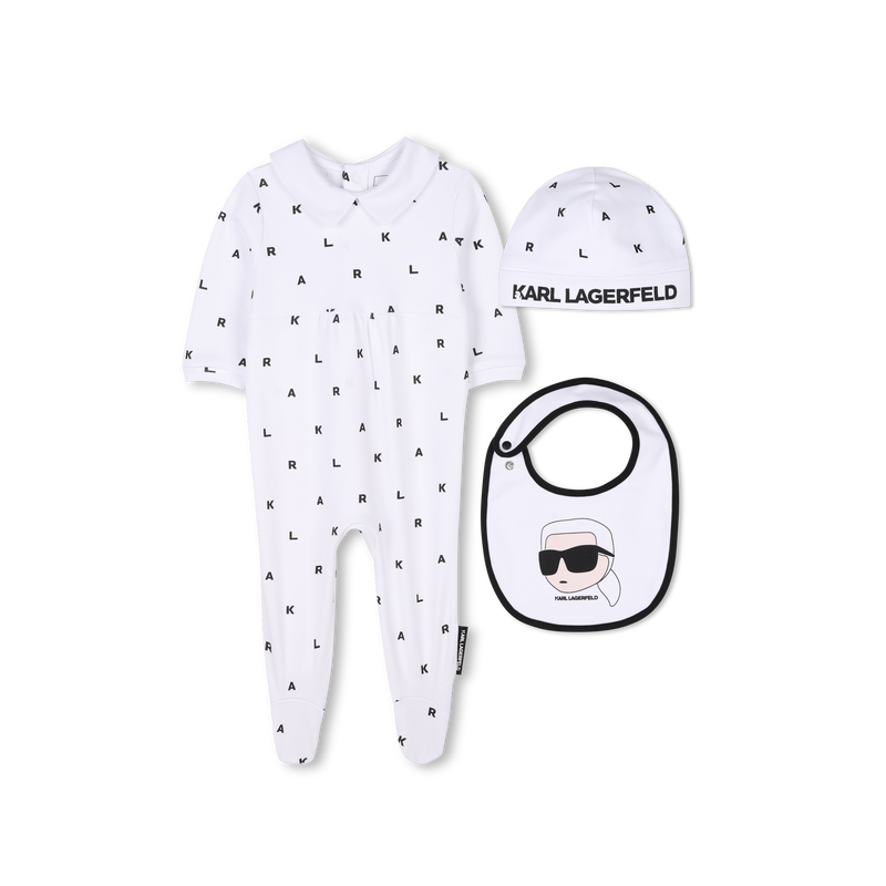 PYJAMA+SLABBETJE+MUTS KARL LAGERFELD KIDS 
                        BOY