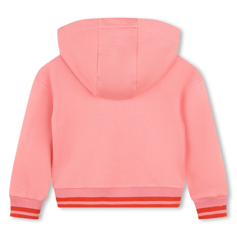 Fleece sweatshirt met rits KENZO KIDS 
                        GIRL
