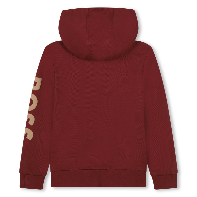 Vest met capuchon van piqu&eacute; BOSS 
                        BOY