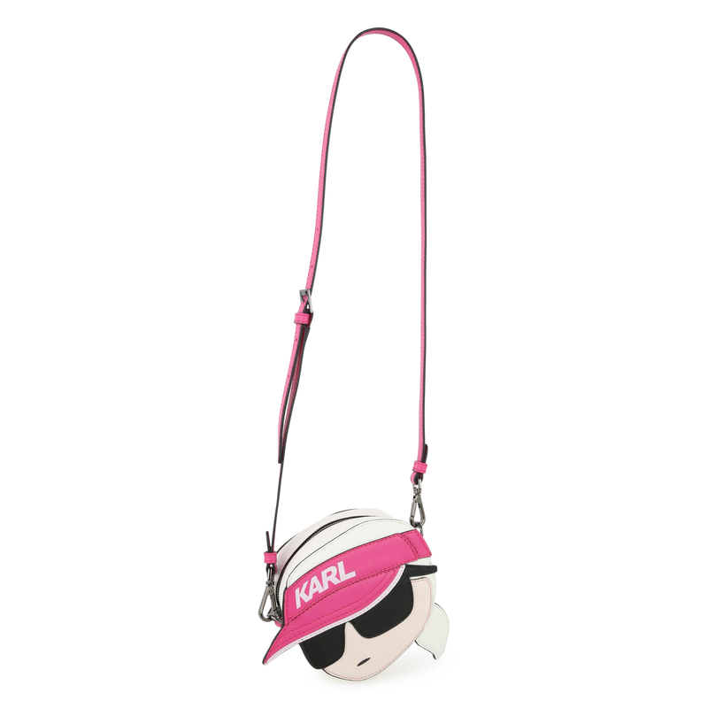 Verstelbare handtas met rits KARL LAGERFELD KIDS 
                        GIRL