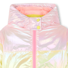 Driekleurig donsjack met capuchon BILLIEBLUSH 
                    GIRL