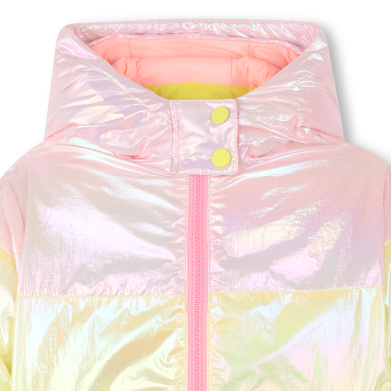 Driekleurig donsjack met capuchon BILLIEBLUSH 
                        GIRL