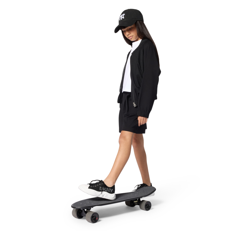 HOODIE MET RITS DKNY 
                        GIRL