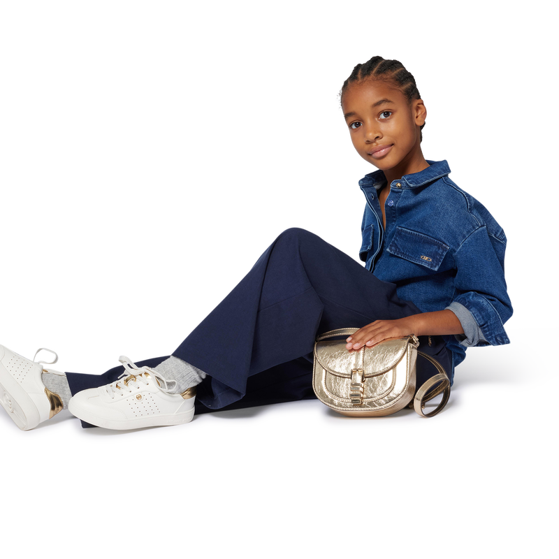 Twill broek met wijde pijpen MICHAEL KORS 
                        GIRL