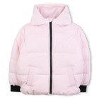 Donsjack met capuchon, ROZE, hi-res