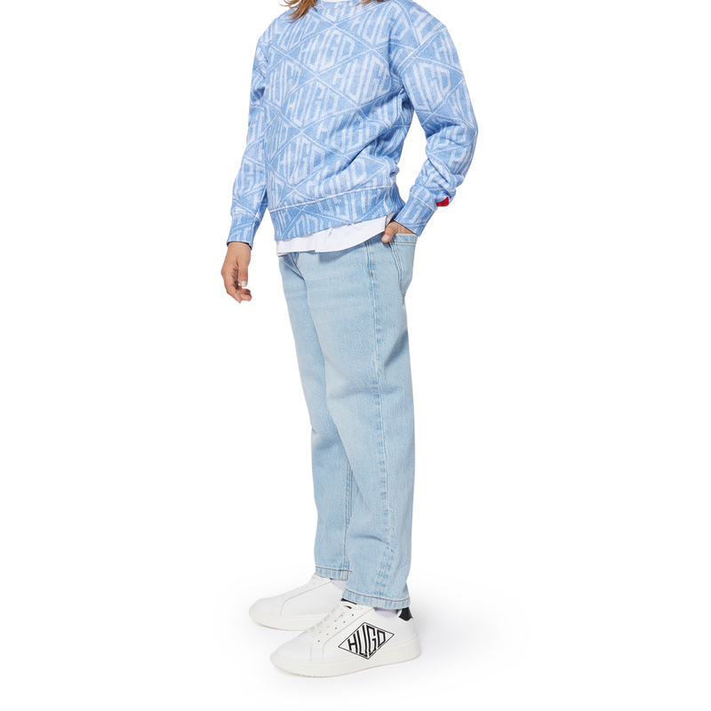 Ruimvallende 5 pocket jeans HUGO 
                        JONGEN